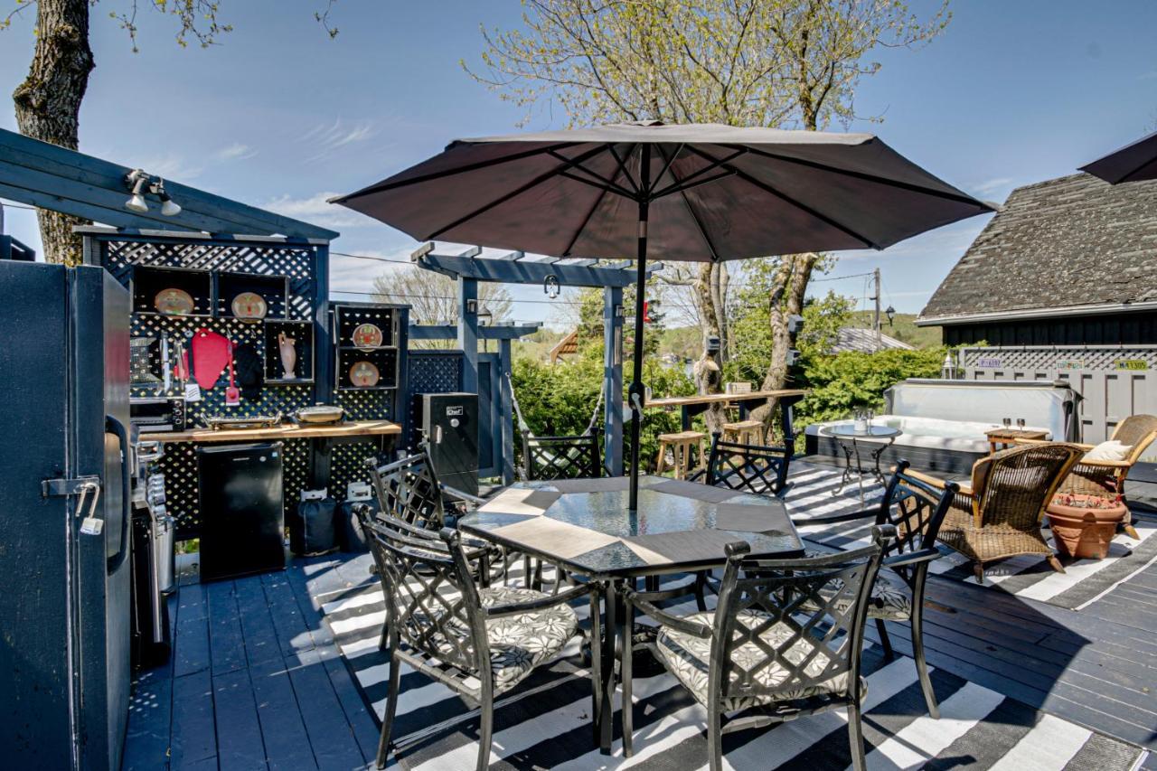 Le Petit Manoir Spa Et Vue Sur Riviere St Maurice Grandes Piles Exterior foto