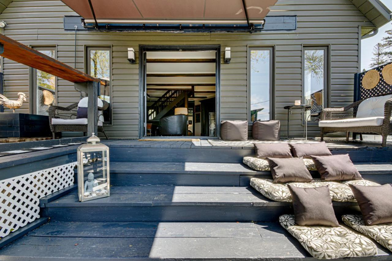 Le Petit Manoir Spa Et Vue Sur Riviere St Maurice Grandes Piles Exterior foto