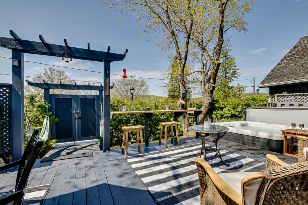 Le Petit Manoir Spa Et Vue Sur Riviere St Maurice Grandes Piles Exterior foto