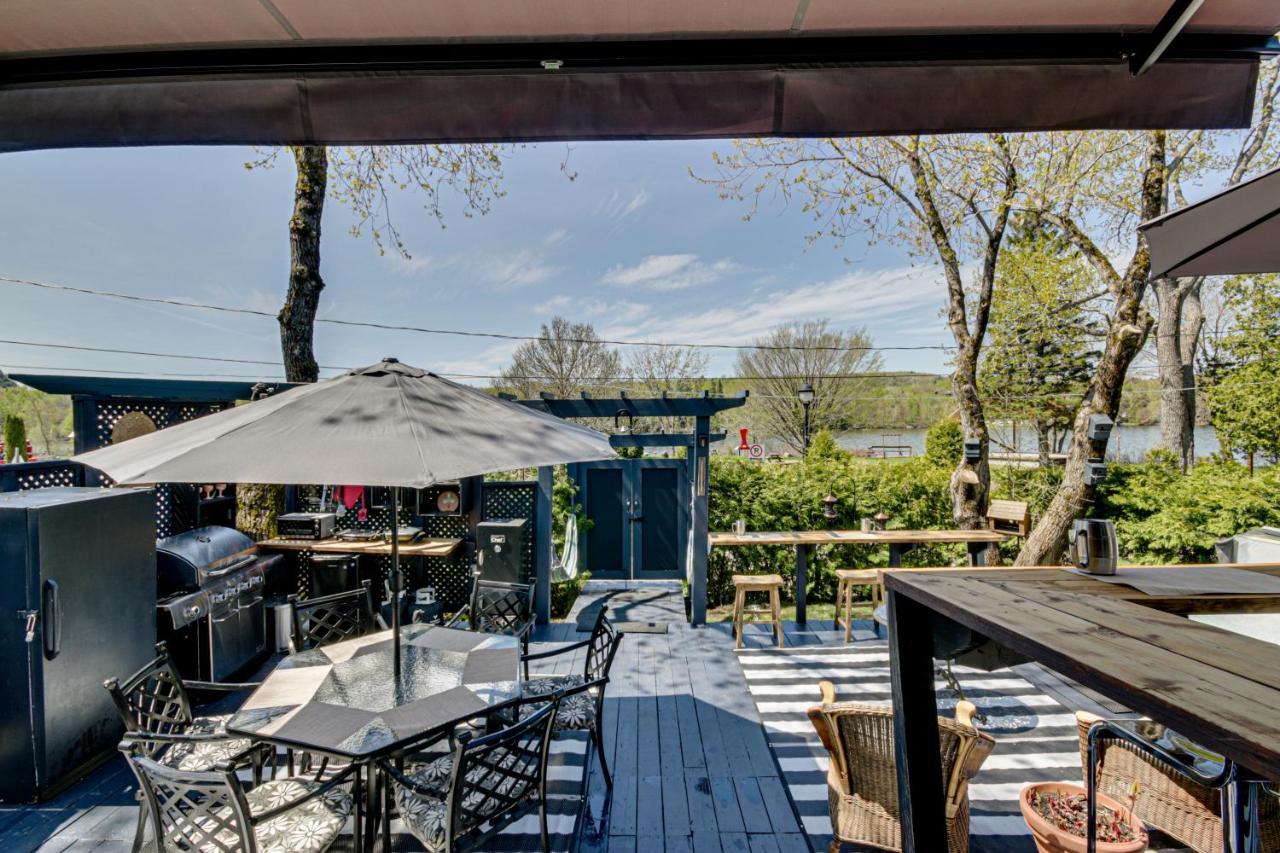 Le Petit Manoir Spa Et Vue Sur Riviere St Maurice Grandes Piles Exterior foto
