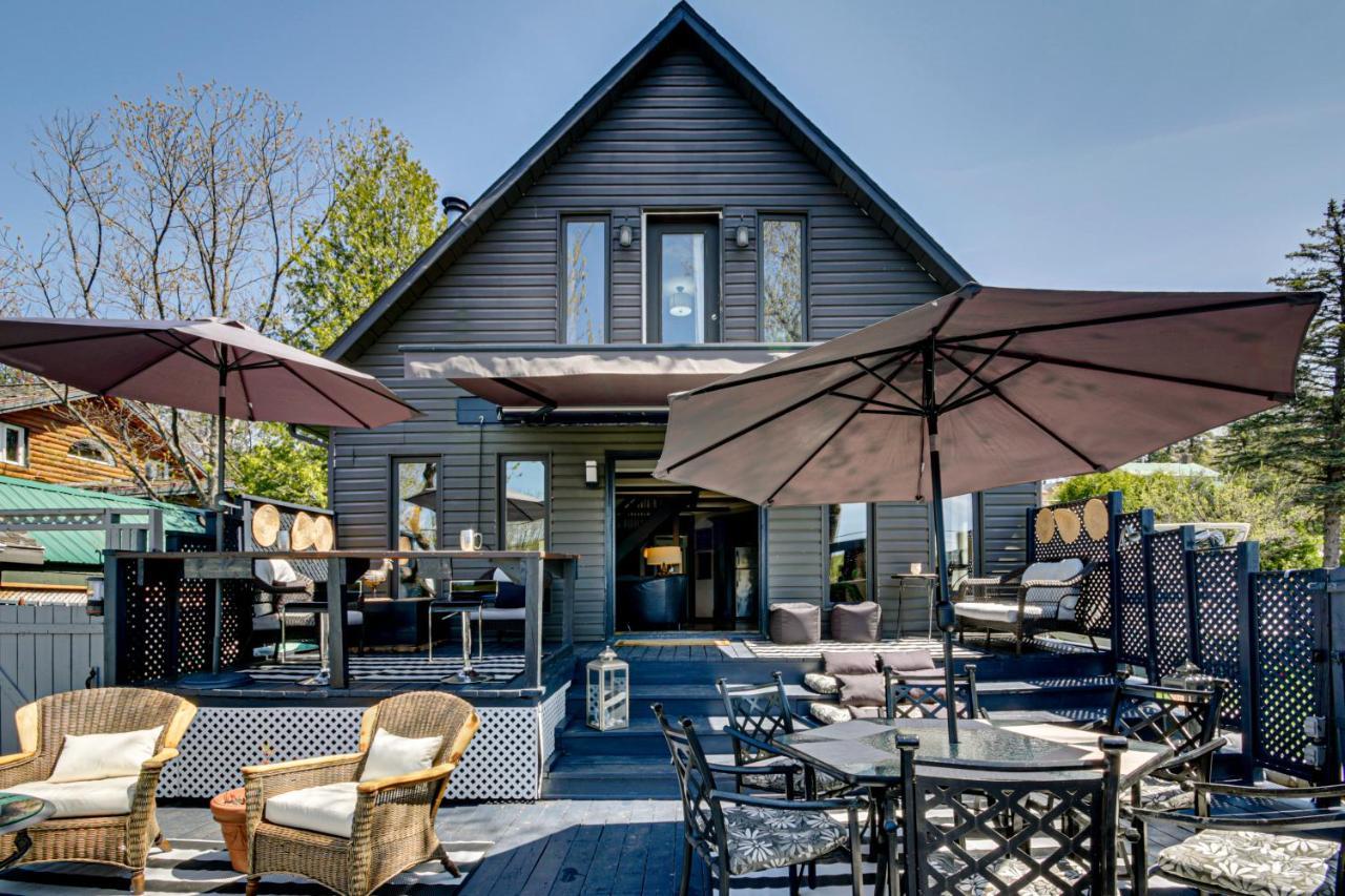 Le Petit Manoir Spa Et Vue Sur Riviere St Maurice Grandes Piles Exterior foto